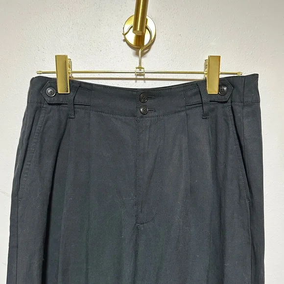 🆕 Madewell The Harlow Wide-Leg Pant Black - Picture 7 of 11